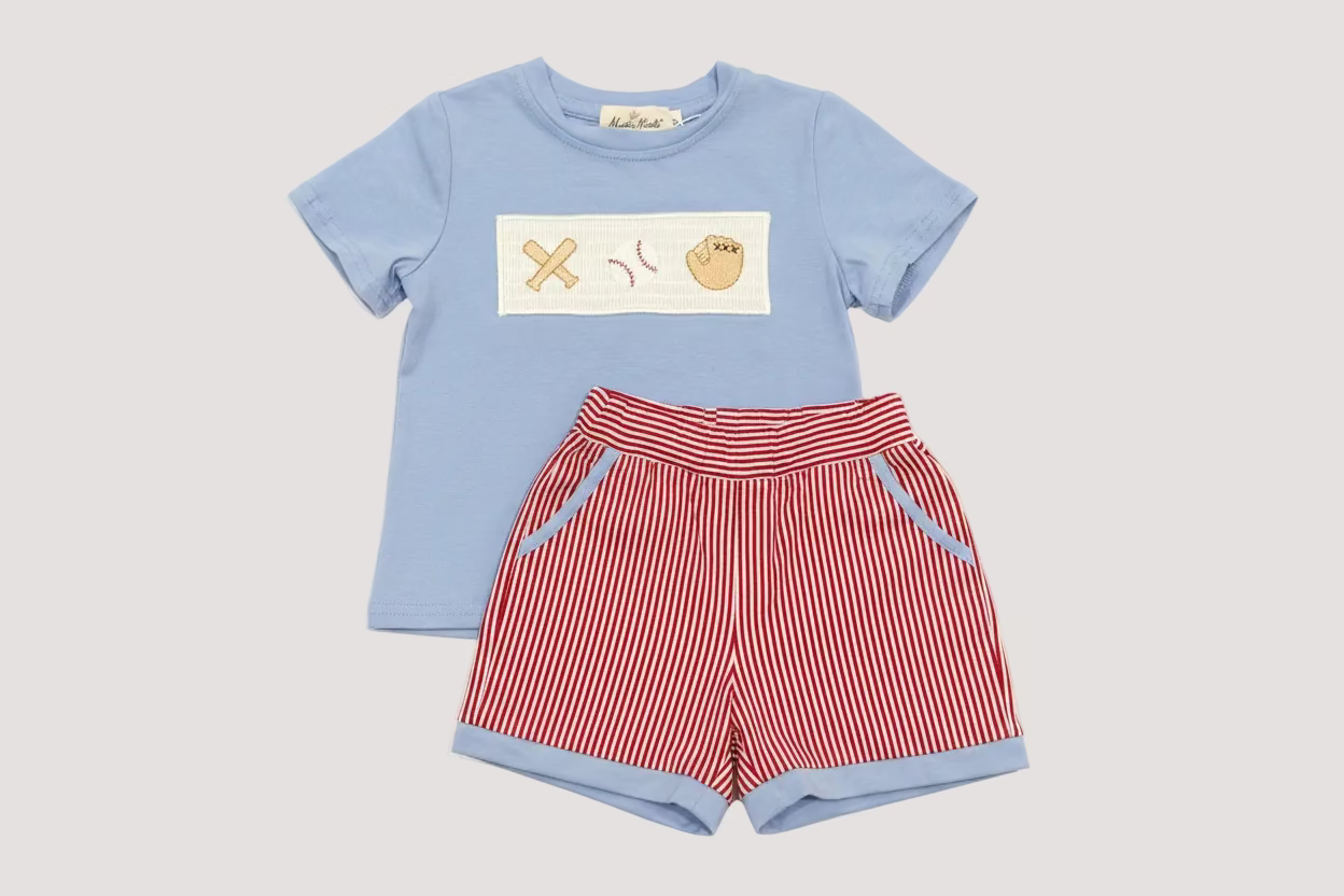 Boys baseball 2 Piece Set
